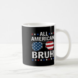 Alle amerikanischen Bruh 4. Juli Boys Patriotic Te Kaffeetasse