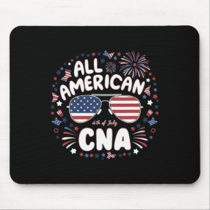 Alle amerikanischen CNN 4. Juli Mousepad