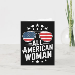 Alle amerikanischen Frauen am 4. Juli Frauen am 4. Karte
