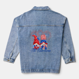 Alle amerikanischen Gnomes Patriotic Gnomes 4. Jul Jeansjacke