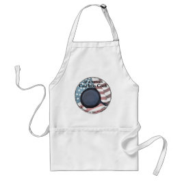 Alle amerikanischen Gusseisenkoch Schürze