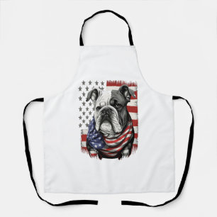 ALLE AMERIKANISCHEN Hunde lieben englischen Bulldo Schürze