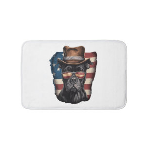 ALLE AMERIKANISCHEN Hundekugel Badematte