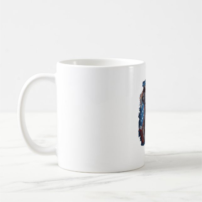ALLE AMERIKANISCHEN Hundekugel Kaffeetasse (Links)