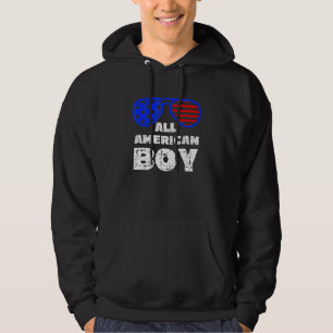 Alle amerikanischen Jungen 4. Juli Jungen Kinder S Hoodie