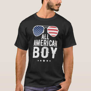 Alle amerikanischen Jungen 4. Juli Jungen Kinder S T-Shirt