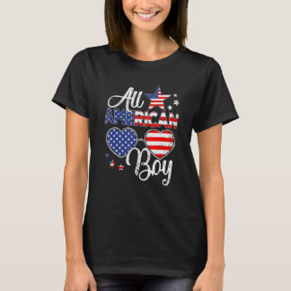 Alle amerikanischen Jungen 4. Juli Jungen Kinder S T-Shirt