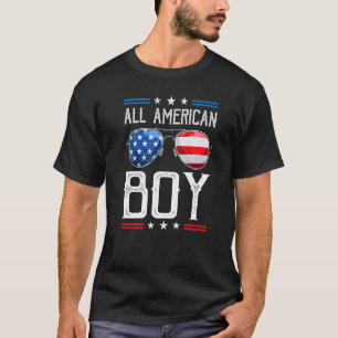 Alle amerikanischen Jungs 4. Juli Sonnenbrille USA T-Shirt