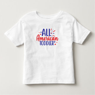 Alle amerikanischen Kleinkind 4. Juli T - Shirt fü