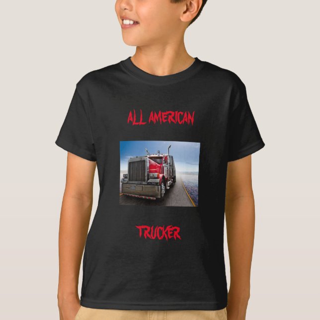 Alle amerikanischen Lastkraftwagen T-Shirt (Vorderseite)