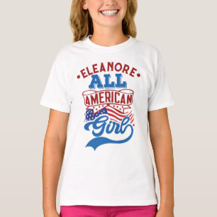 Alle amerikanischen Mädchen 4. july patriotische N T-Shirt