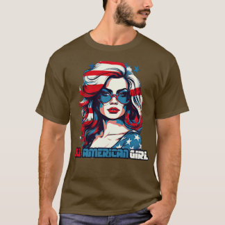 Alle amerikanischen Mädchen 4 T-Shirt
