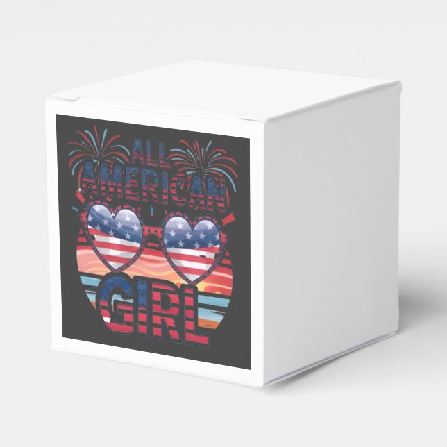 Alle amerikanischen Mädchen Geschenkschachtel (Vorderseite)