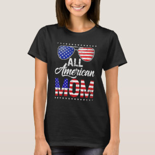 Alle amerikanischen Mamas 4. Juli Muttertag Frauen T-Shirt