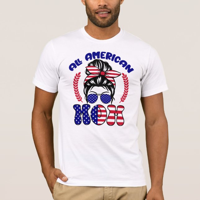 Alle amerikanischen Mamas T-Shirt (Vorderseite)