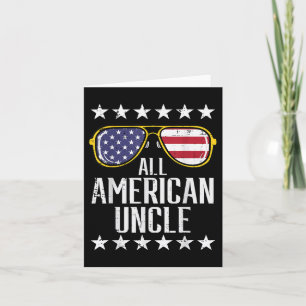 Alle amerikanischen Onkel 4. Juli Gedenktag Matchi Karte