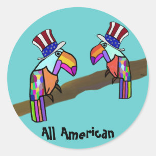 Alle amerikanischen Toucan Aufkleber