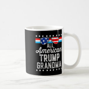 Alle amerikanischen Trump-Grandma-Amerikaner-Flagg Kaffeetasse
