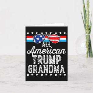Alle amerikanischen Trump-Grandma-Amerikaner-Flagg Karte