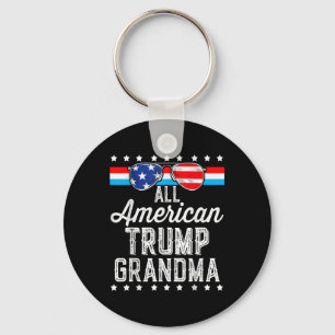 Alle amerikanischen Trump-Grandma-Amerikaner-Flagg Schlüsselanhänger