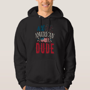 Alle amerikanischen Typ 4. Juli Jungs Männer USA F Hoodie