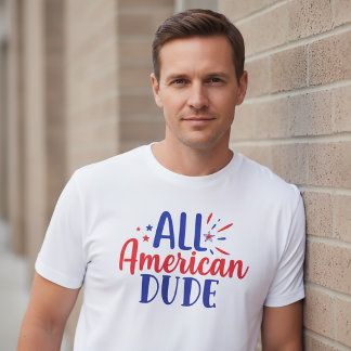 Alle amerikanischen Typ 4. Juli T - Shirt