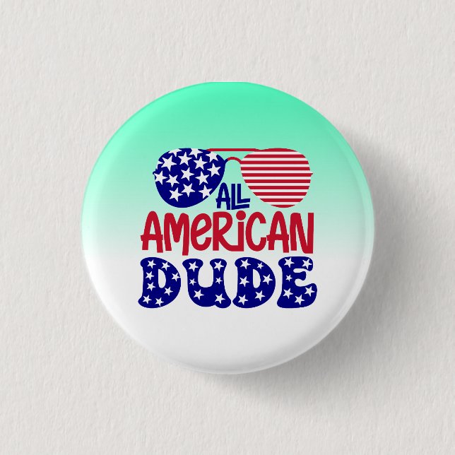 Alle amerikanischen Typ Button (Vorderseite)