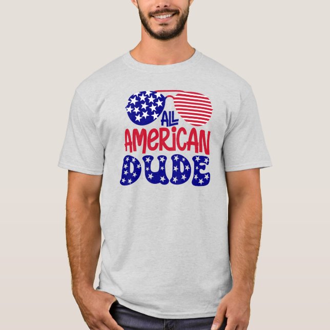 Alle amerikanischen Typ T-Shirt (Vorderseite)