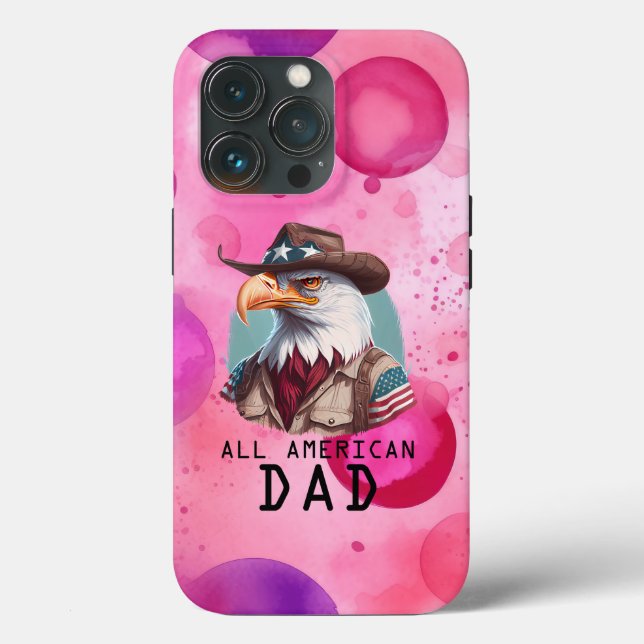 Alle amerikanischen Vater 4. Juli Bald Eagle USA F Case-Mate iPhone Hülle (Rückseite)
