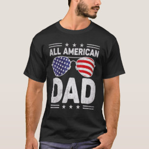 Alle amerikanischen Vater 4. Juli Sonnenbrille US T-Shirt