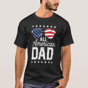 Alle amerikanischen Vater 4. Juli Vatertag Männer T-Shirt