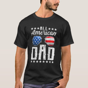 Alle amerikanischen Vater 4. Juli Vatertag Männer T-Shirt