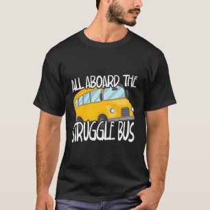 Alle an Bord der Bus-Bus-Schule Bus-Driver Cape T-Shirt
