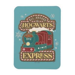 Alle an Bord des HOGWARTS™ Express Weihnachtskochs Magnet