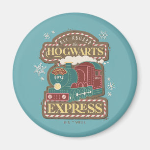 Alle an Bord des HOGWARTS™ Express Weihnachtskochs Magnet