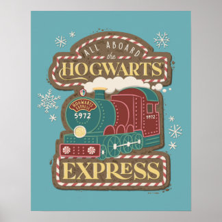 Alle an Bord des HOGWARTS™ Express Weihnachtskochs Poster