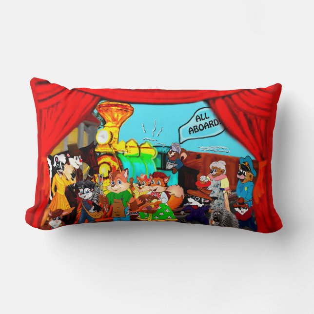 Alle an Bord! Lendenkissen (Vorderseite)