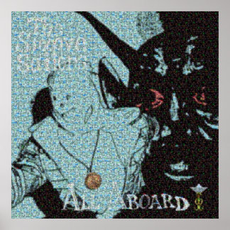 Alle an Bord Mosaik Poster