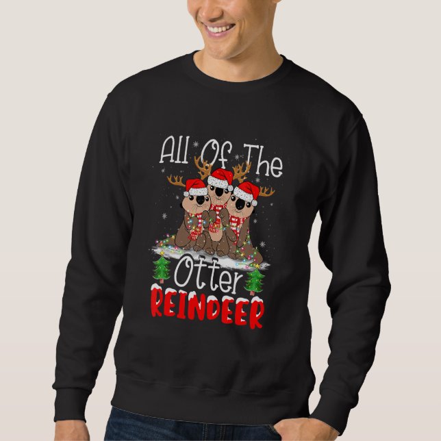 Alle anderen Rentiere Niedlicher Santa Rentier Ott Sweatshirt (Vorderseite)