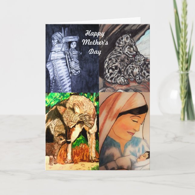 ALLE ART VON MUTTER-Karte Karte (Vorderseite)