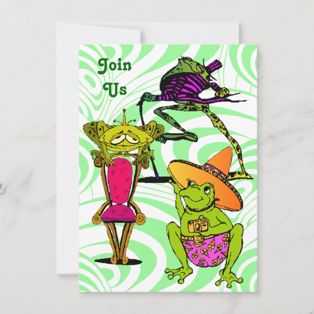 Alle Arten Spaß Wiedersehen Party Einladungen (Vorderseite)