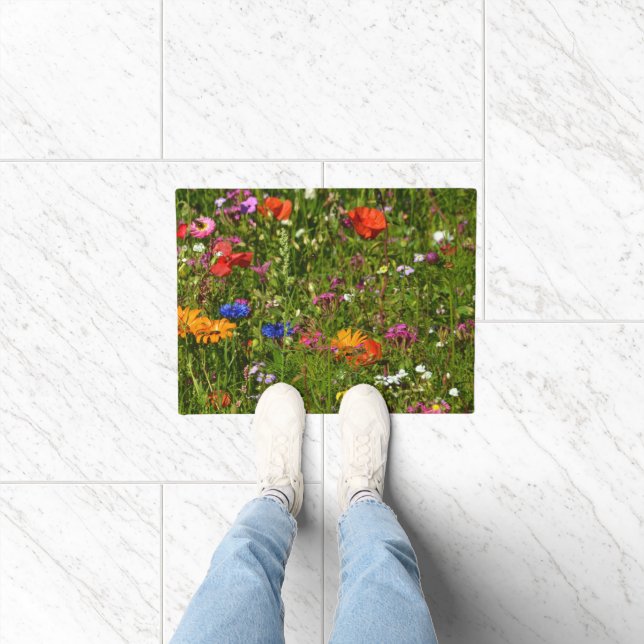 alle Arten von schönen Blume Fußmatte (Indoor)