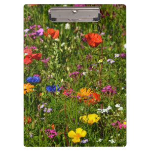 alle Arten von schönen Blume Klemmbrett