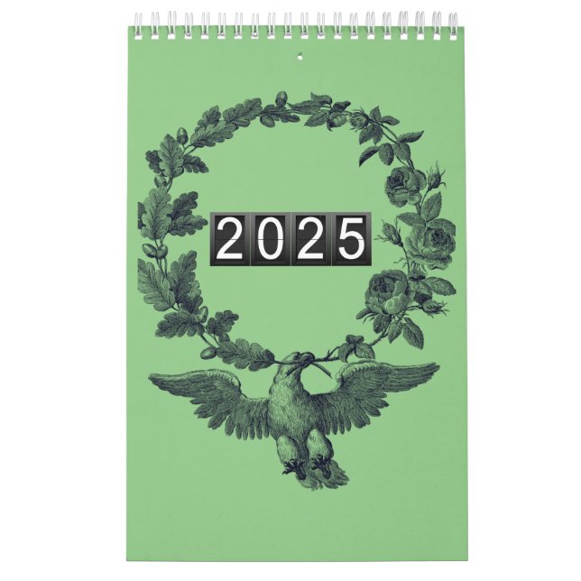 Alle Arten von schönen Vögeln aus dem Naturkalende Kalender (Titelbild)