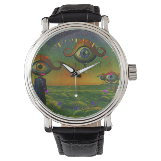 Alle Augen Armbanduhr (Vorderseite)