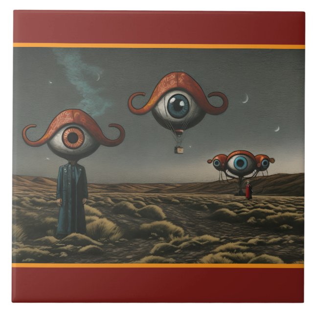 Alle Augen auf dich Fliese (Vorderseite)