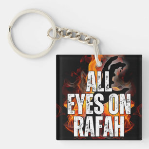 ALLE AUGEN ZU RAFAH - Rafah Gaza Palästina-Massake Schlüsselanhänger
