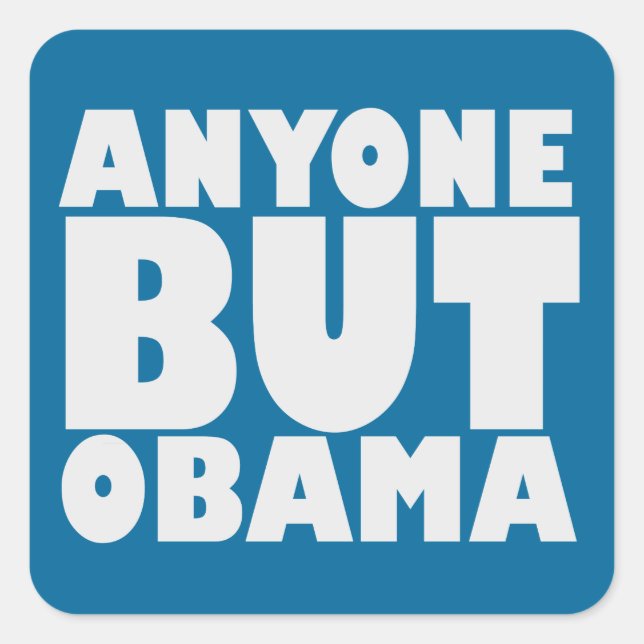 Alle außer Obama Sticker (Vorderseite)