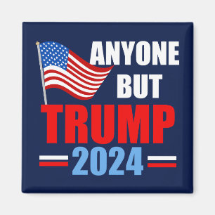 Alle außer Trump 2024 Funny Political Blue Magnet
