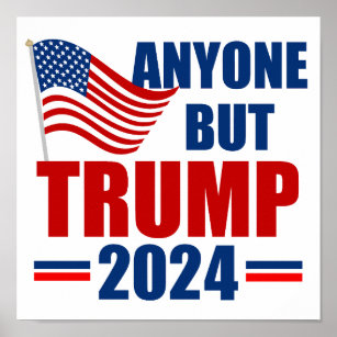 Alle außer Trump Funny 2024 Wahl Poster